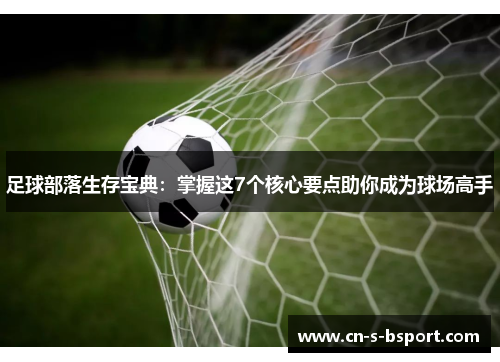 足球部落生存宝典：掌握这7个核心要点助你成为球场高手